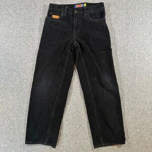 Empyre Loose Fit Corduroy Pants Black Mens 28x25 Y2K Skate Baggy Cords 1255